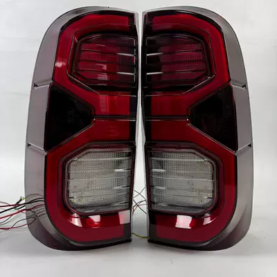 Suitable for 04-15 years HILUX VIGO tail light HILUX VIGO modified LED tail light red model (Tail light) - red-hood