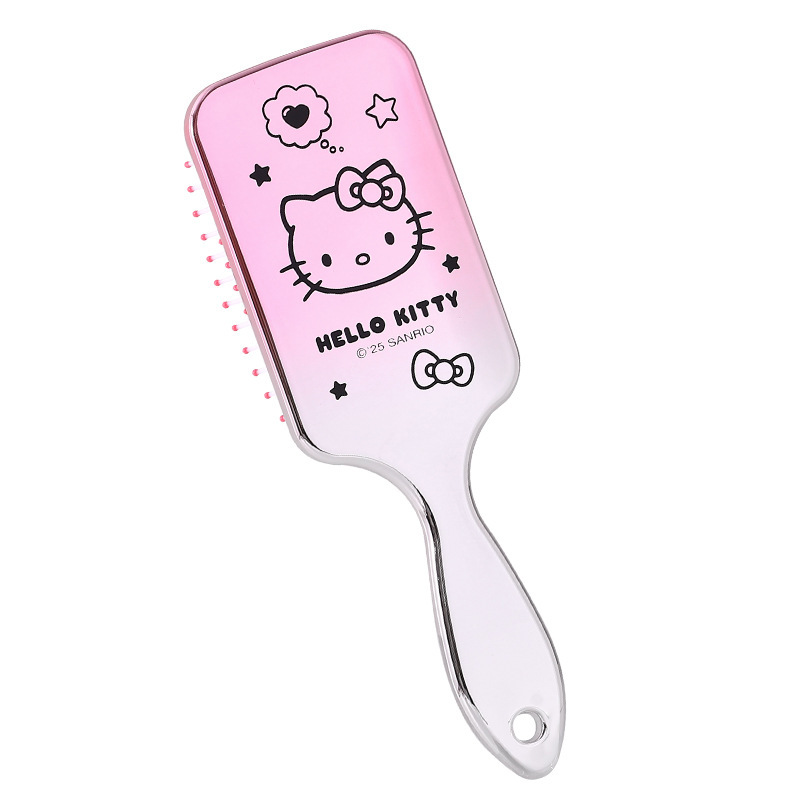 包包宝&三丽鸥Hello Kitty直发顺发梳干湿两用气垫梳女孩礼物|undefined