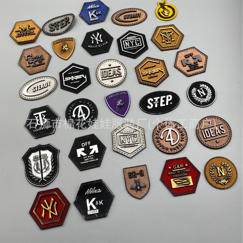 2025定 做字母立体凸起硅  滴 塑 商 标  p v c 软 胶 橡