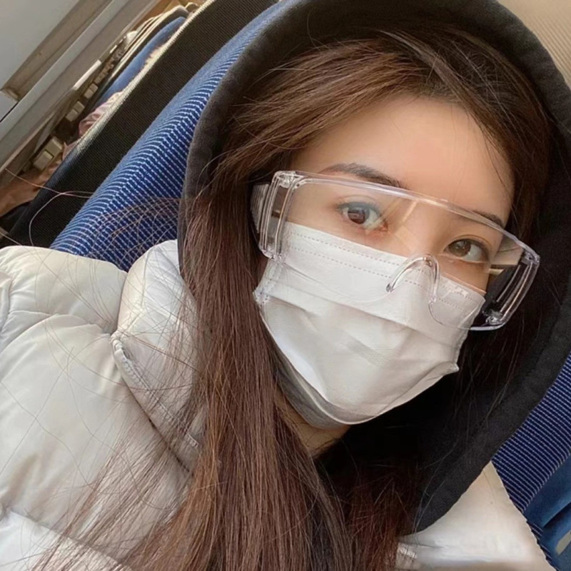 防雾护目镜男女款护目防尘全封闭一体透明防雾防风沙防飞飞溅眼镜|undefined