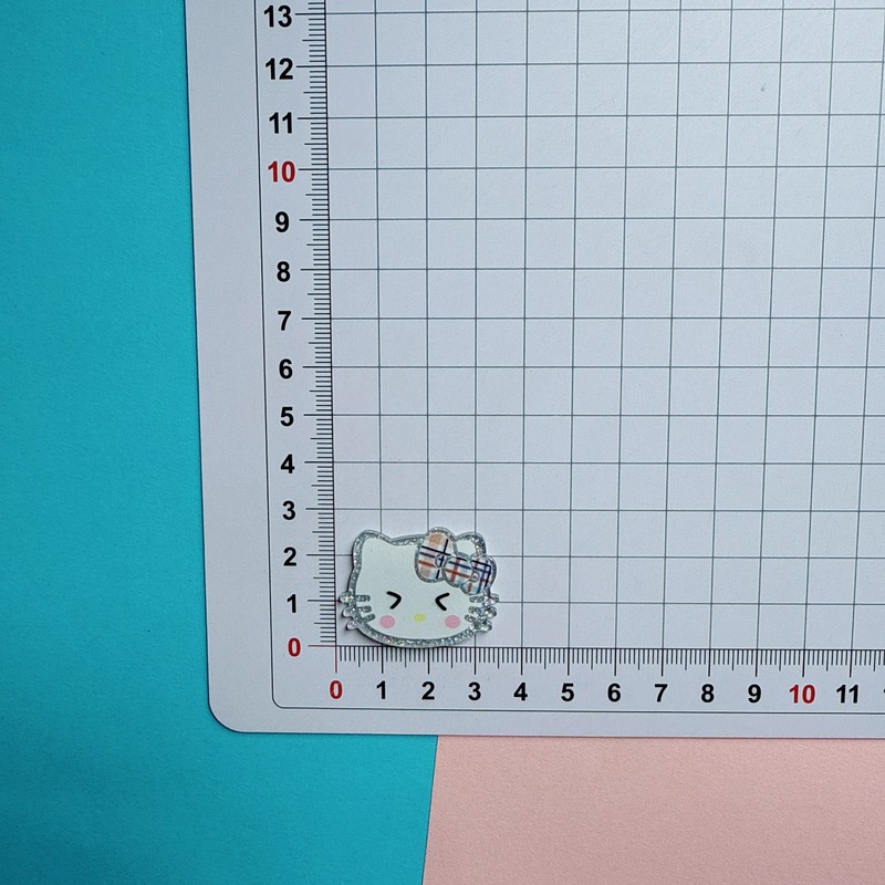 表情包亚克力细闪kitty猫diy饰品配件发夹鞋花手机壳贴片材料批发|undefined