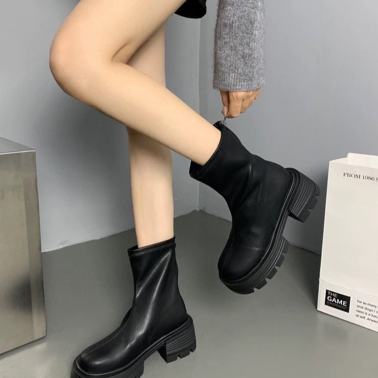 Белые сапоги женские сапоги Martin сапоги женские 2024 новые корейские осенние