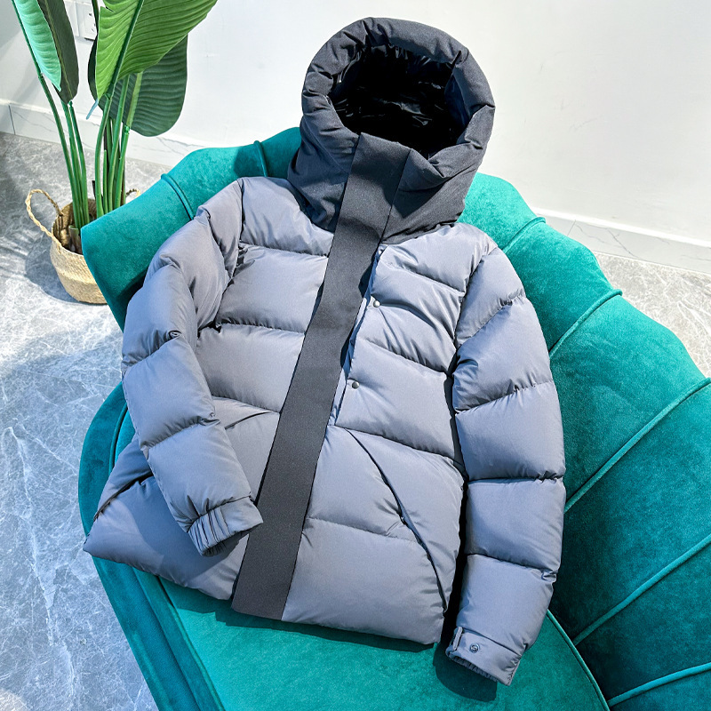 In-Stock m Mengjia Men's High-End Version Must-Have down Jacket Factory Goose down Jacket Black Warrior