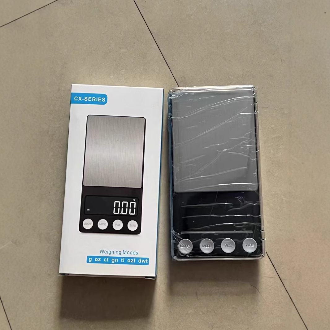 0.01g mini escala de joyería de bolsillo pequeña palma pesa gramos de mesa de té pesa2024 186 recargable
