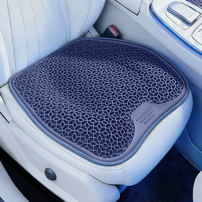 Gel Main Seat Lumbar Support Back | Waist support - 26-glossy-gel-cushion-iceland-blue