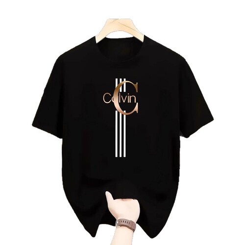 Men's Short Sleeve T-Shirt 2025 Summer Trendy Brand Men's T-shirt American Style Men's Crew Neck Loose Short Sleeve Top