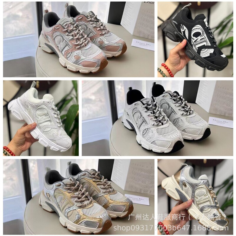 Putian shoes b30 cross-border CD mesh dad shoes b22 men's and women's sports running shoes b25 thick-soled height-increasing white shoes