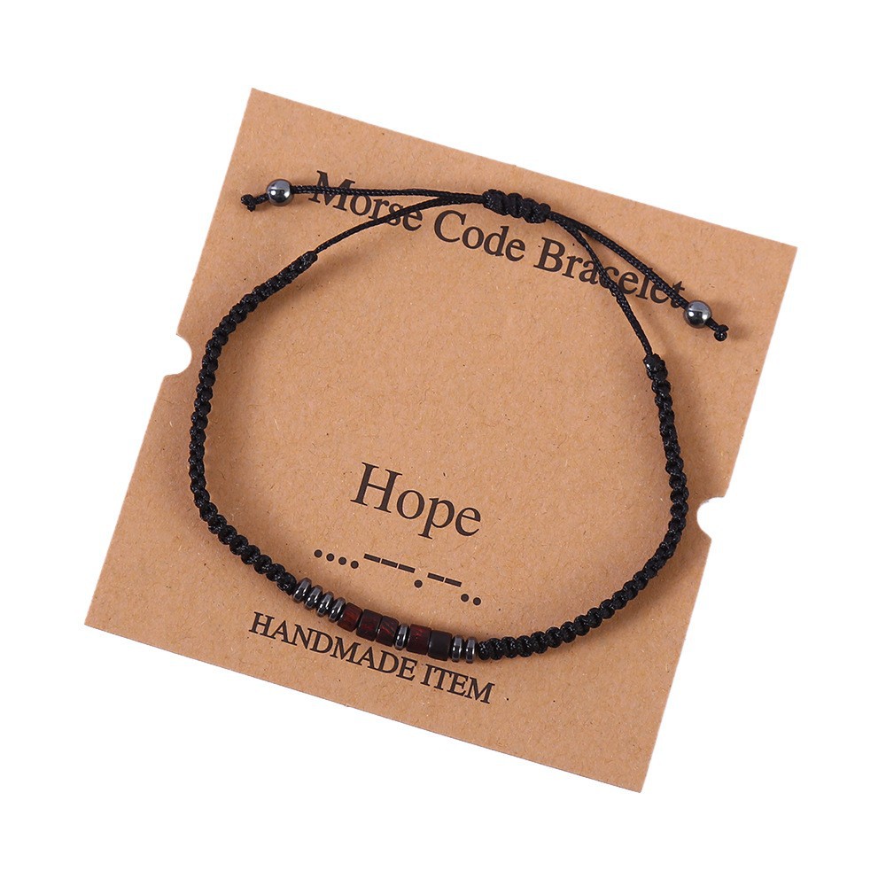 15g Weight Iron Stone Pendant Material Drawstring Bracelets Classification rope Chain Material 1 Piece Quantity Holiday, Daily Occasion rope, Iron Stone Material Geometric Pattern Unisex Gender Beaded, Braid Design Classic Style Style Classic Style Geometric Rope Iron Stone Wholesale Drawstring Bracelets 17