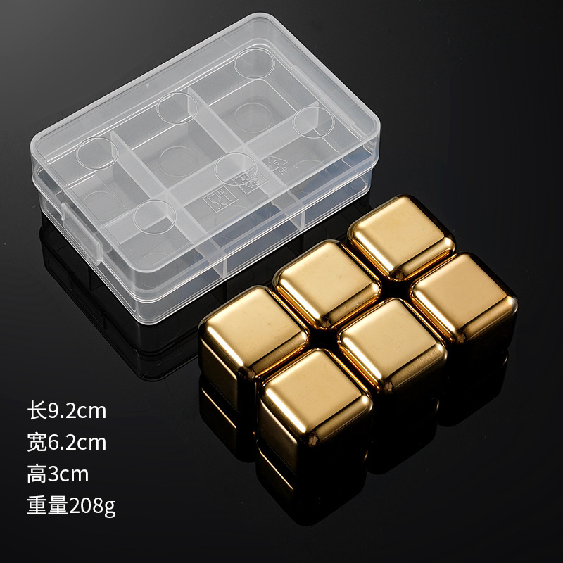 Золотые шесть капсул в коробке