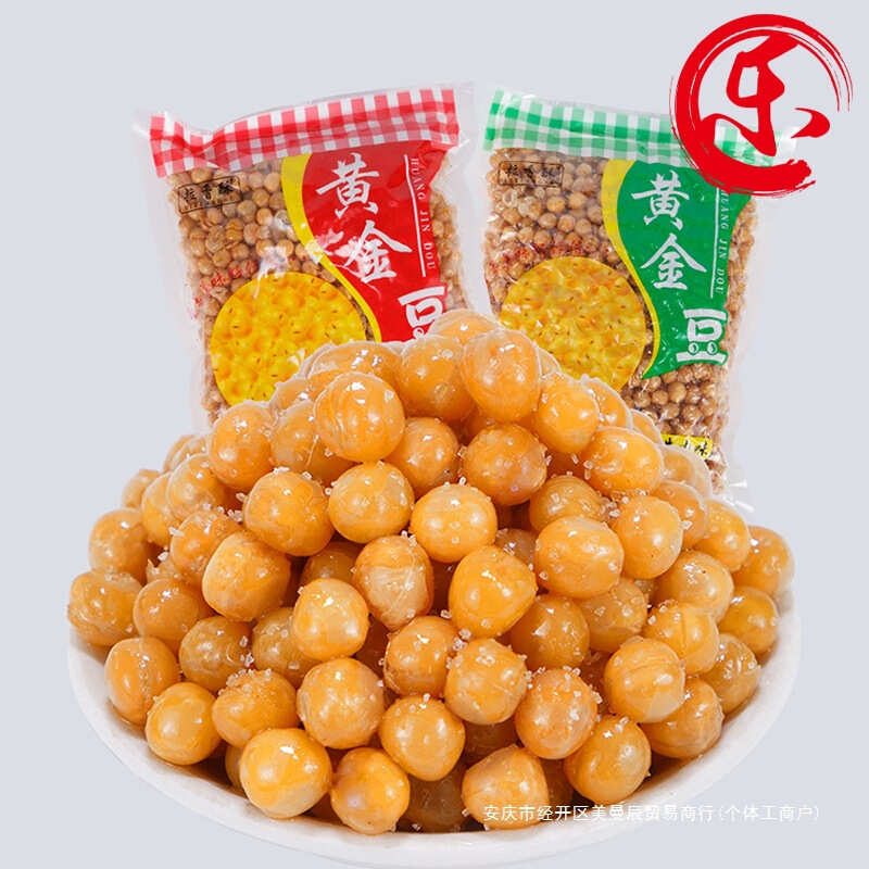 Crispy Gold Beans Fried Peas and Soybeans with Wine and Vegetables 5kg Bean Snacks Commercial Beans Instant in Small Packages