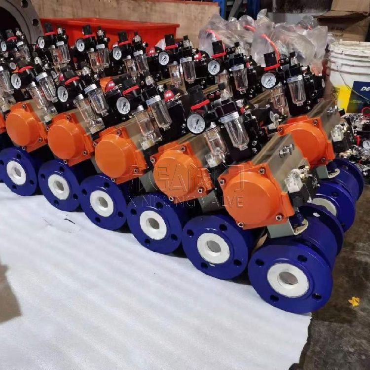 Q641TC气动陶瓷球阀 排渣 补偿式 电动 摆动 欣弘阀门