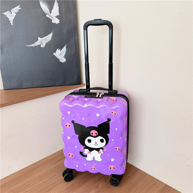 Caja de la carretilla de los niños caja de dibujos animados niños y niñas caja de la carretilla Mario trolley caso adulto coolomi maleta de 19 pulgadas