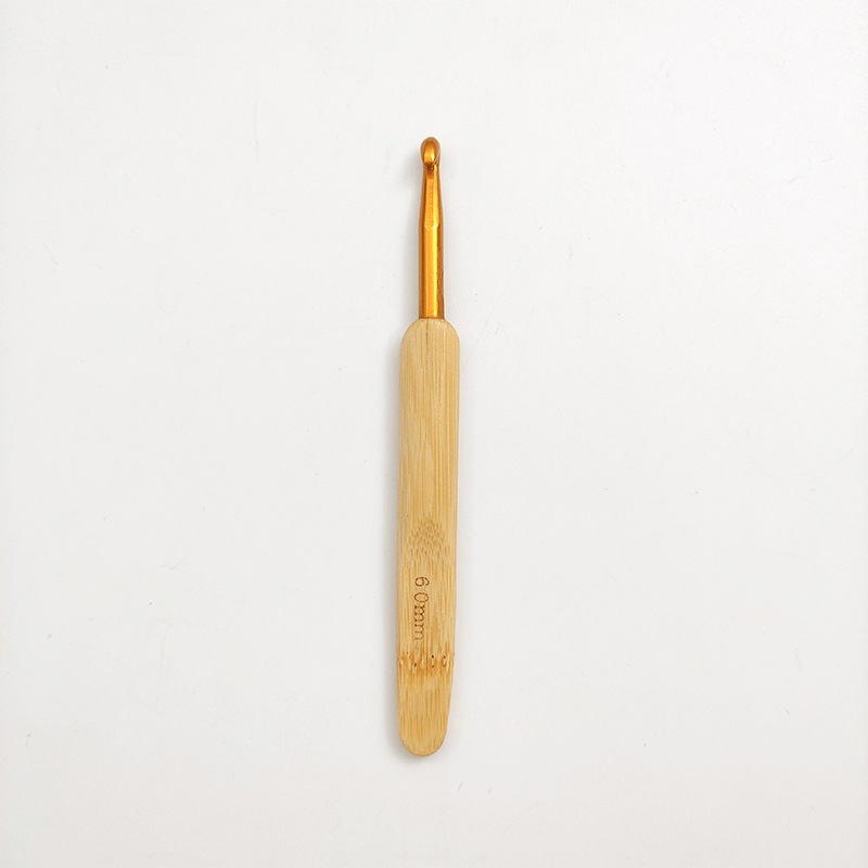 Cabeza de oro con mango de bambú de color primario 6.0