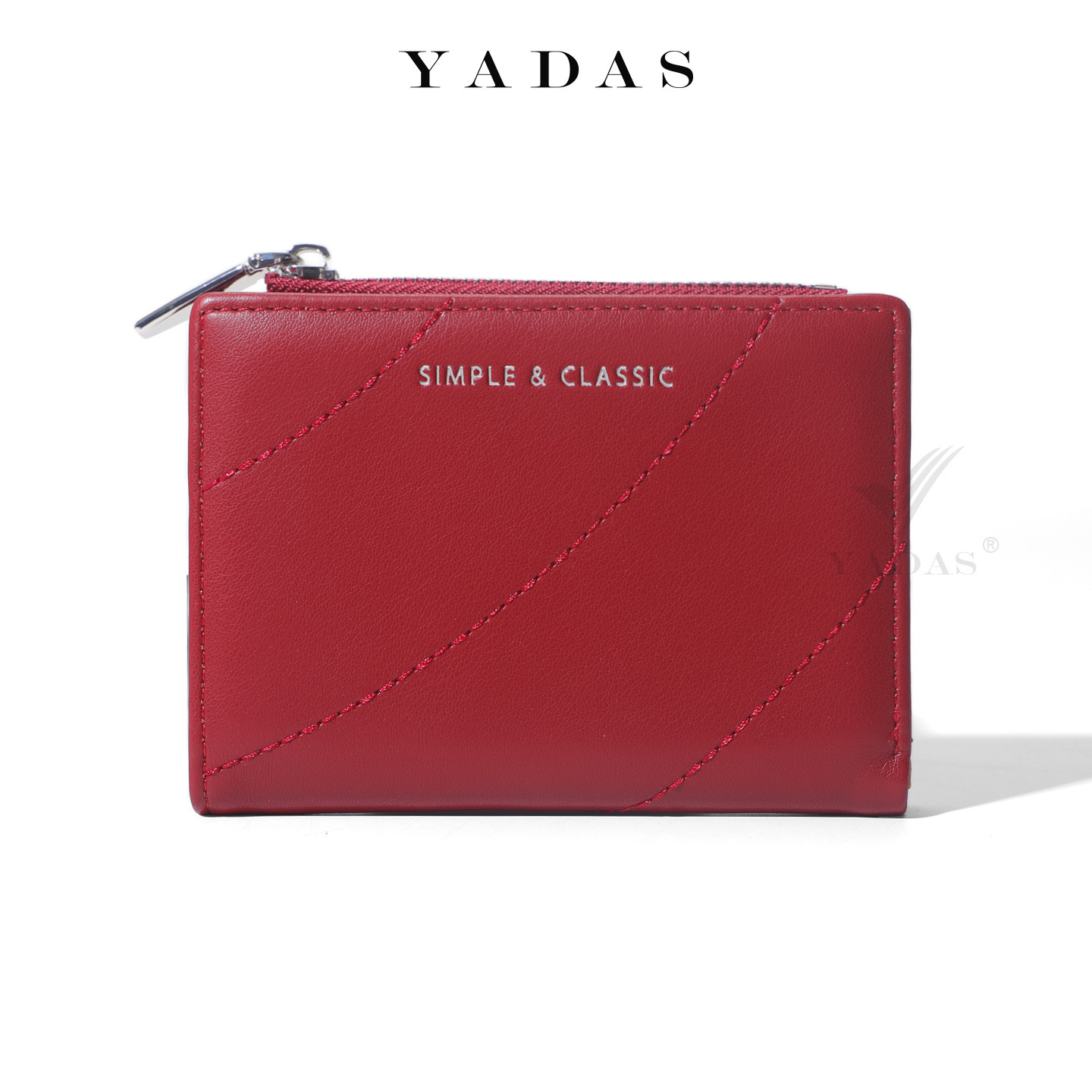 Cartera de moda alta, billetera corta, bolso de cambio, bolso compacto, una gran capacidad para colocar tarjetas bancarias.