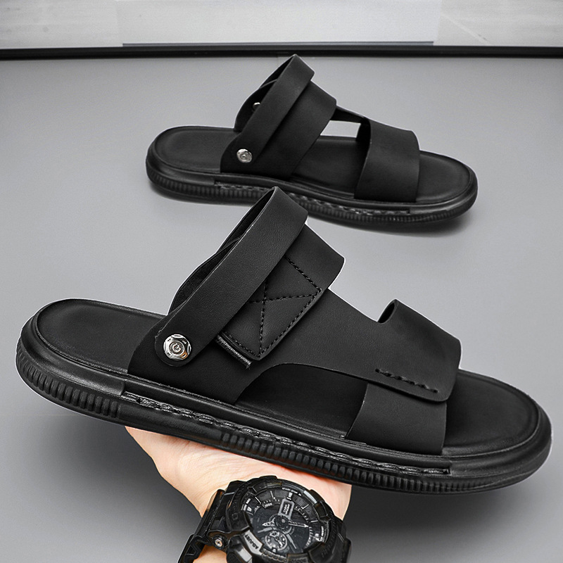 Sandalias para hombres de verano nuevos zapatos de playa deportivos casuales para hombres dos usuarios de zapatillas versátiles