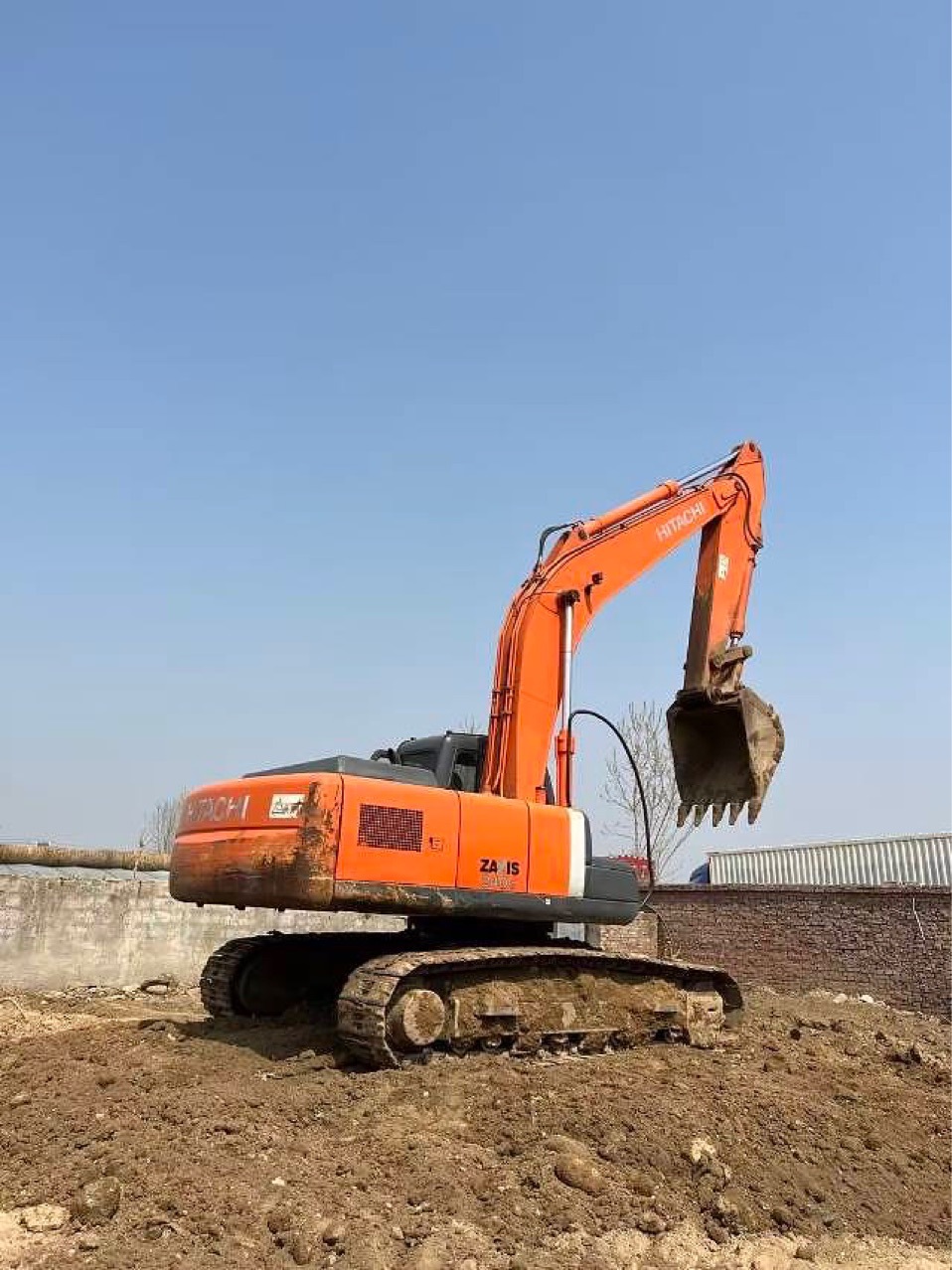 Excavadora Hitachi 240 de segunda mano, vehículo de movimiento de tierras de importación, 2020