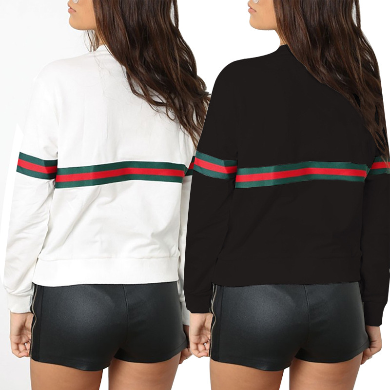 L6940 precio especial sin reembolso sin cambio, tome cuidado con Amazon transfronterizo de moda europea y americana de mujer camisa de cuello redondo casual