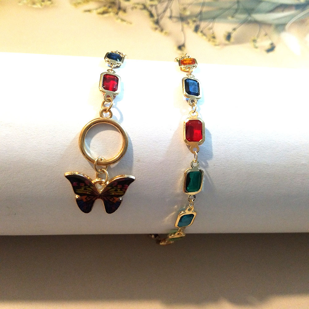 Fashion Butterfly Alloy Plating Rhinestones Womenu0027S Pendant Necklace 1 Piece