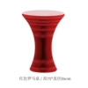 56cm diameter red Roman table + acrylic table top