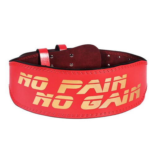 Weightlifting Fitness Waist Belt Deep Squat Hard Pulling Cowhide PU Men and Women Weightlifting Protection Lever Clip Sports Protective Waist Belt 