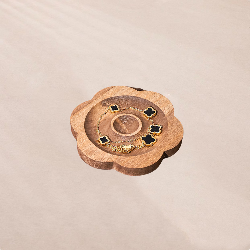 Herramienta de cuentas de bricolaje, bandeja de diseño de joyas, bandeja de exhibición de joyas de madera maciza todo en uno, bandeja de almacenamiento, bandeja de presentación, bandeja de cuentas image 11
