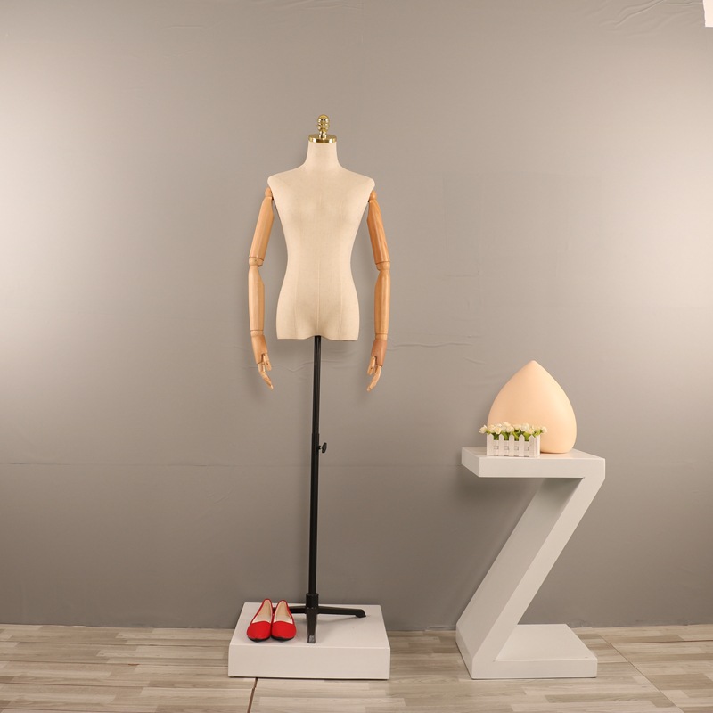 Maniquí de escaparate para tienda de ropa, maniquí femenino de medio cuerpo, maniquí de exhibición, maniquí de enseñanza, maniquí femenino para ropa, modelo de busto pequeño.