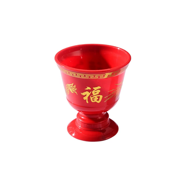 Wineglass, dragon and phoenix