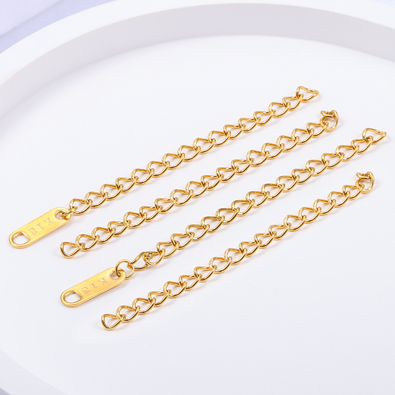 1 Piece Quantity 1 Piece Geometric DIY Jewelry Accessories Bracelets Necklace 304 Stainless Steel Basic Simple Style DIY Jewelry Accessories Bracelets Necklace