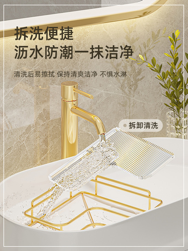 Bulk Acrylic Bathroom Shower Triangle Shelf Wall-mounted without Drilling Toilet Bathroom Washroom Sink Vanity