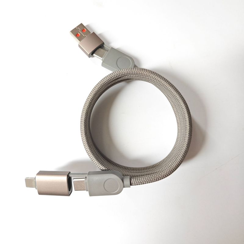 240 ワット磁気吸収性フォーインワン高速充電ケーブル車の磁気高速充電ケーブル Apple iphone16 Huawei 社に適しています|undefined