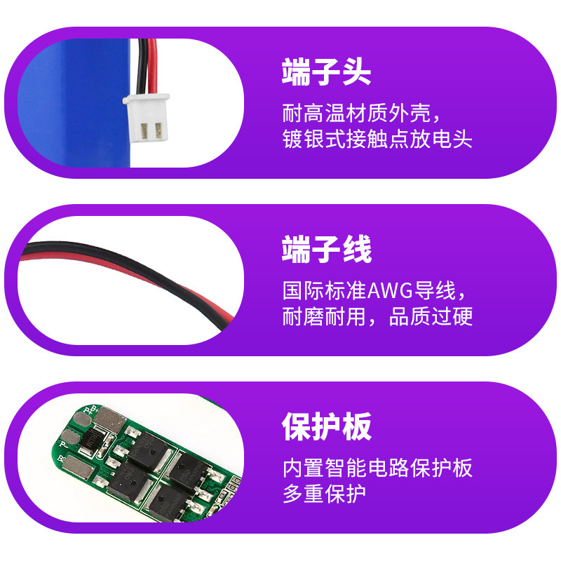 18650 KC 認定リチウム電池 2400mah 照明ヘッドライト Bluetooth オーディオ高倍率 3.7 ボルトバッテリー|undefined