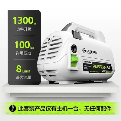 Car washing machine, Car Washing Machine Household 220V - national-standard-power-portable-horizontal-model-pufferfish-p4-bare-metal-version-1400w
