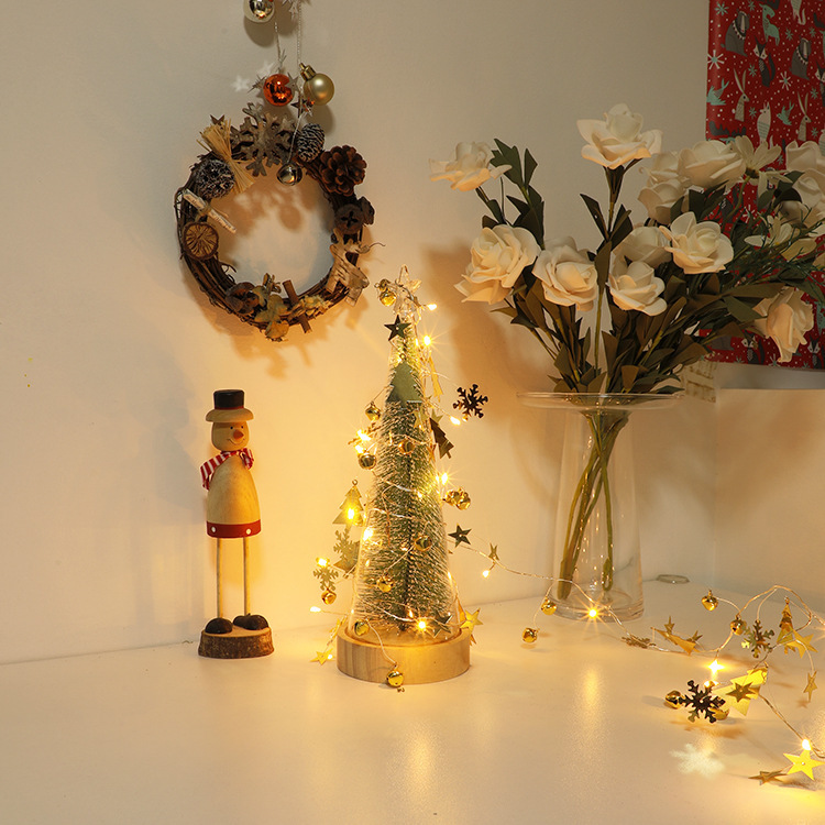 亚马逊热卖爆款产品  圣诞装饰彩灯许愿漂流瓶LED灯 圣诞铃铛灯串详情21