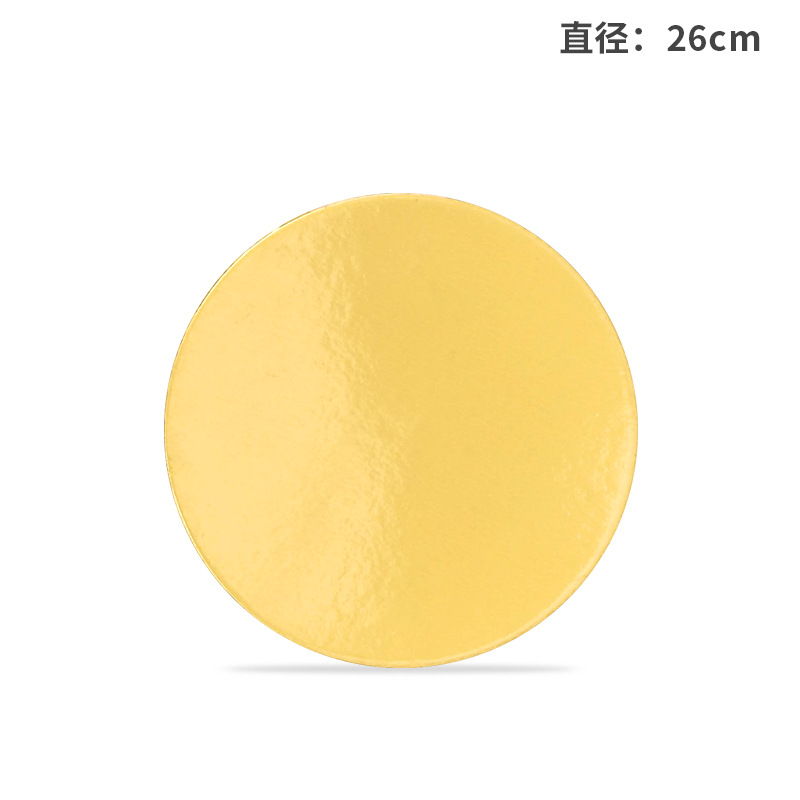 Pooh de 6 pulgadas de 8 pulgadas de 10 pulgadas de oro espesado pastel Mat oro tarjeta soporte inferior mousse Mat pastel de cumpleaños soporte inferior para hornear mat