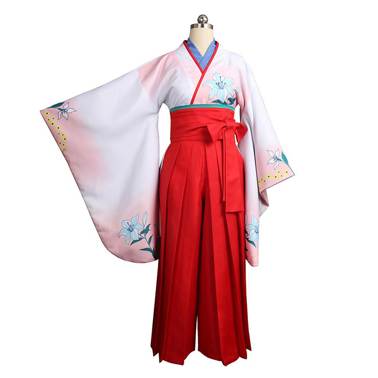 The Abyss of Gambling West Cave Yuan Lily Cos Suit Lily Cosplay Kimono Japanese Kimono Cos Suit