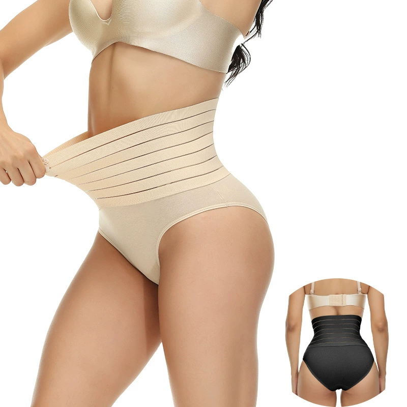 (Cross-border trading), breathable waist belt, slimming leggings, overall, pants, cotton trousers, high waist