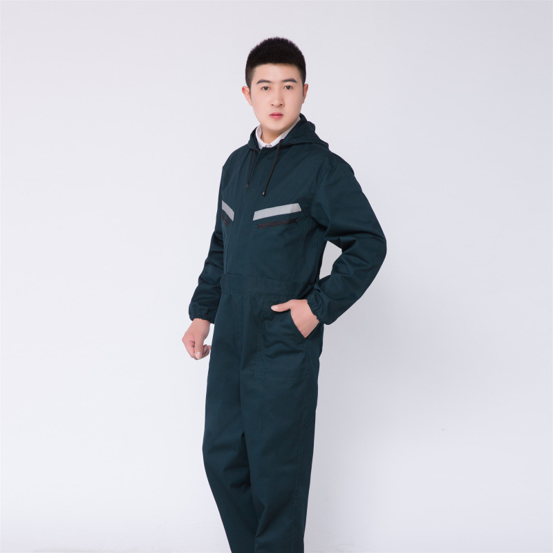 Moda Monos de una sola pieza encapuchado primavera y otoño de manga larga reparación de automóviles reparación fábrica taller decoración desgaste resistente al trabajo protección herramientas