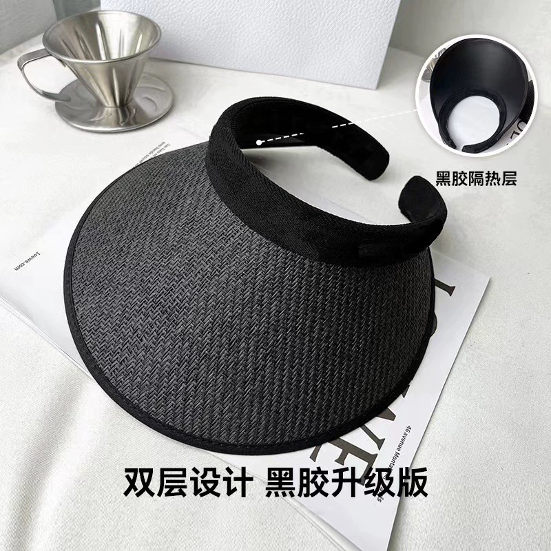 Summer brand sun hat, fashionable headband solar-powered, Korean style, internet celebrity