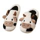 Cross-border Cow Maomao Slippers Women's Autumn and Winter Indoor Cotton Slippers Home Warm Thick Thick Slippers for Men