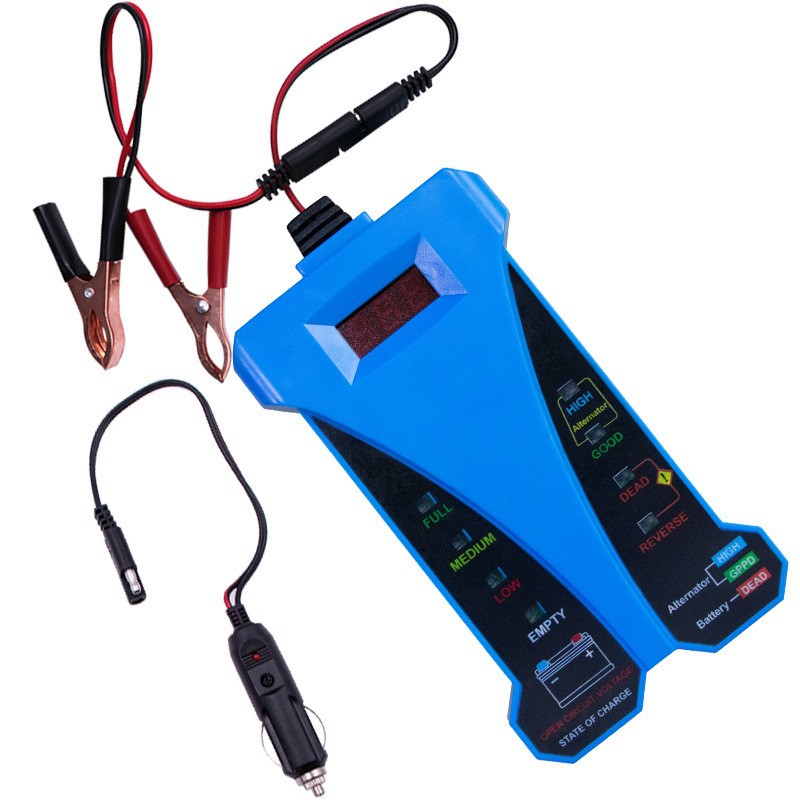 Detector de batería (pantalla digital) Azul