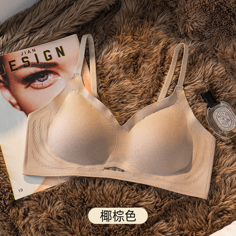 Recolecta una hermosa espalda, soporte suave, ropa interior sin costuras, chaleco antiflacidez, sujetador sin anillo de acero para mujer