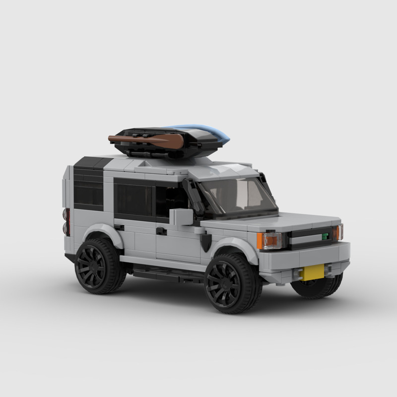 Moc Building Blocks Compatible with Lego Creative Road Discovery 4 V2 Hard-Core Off-Road Vehicle Speed8 Grids Model Cross-Border