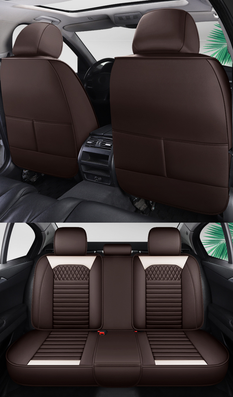 The new car cushion is fully surrounded by the four seasons universal seat cushion leather seat cover car decorative seat cover seat cover manufacturers foreign trade