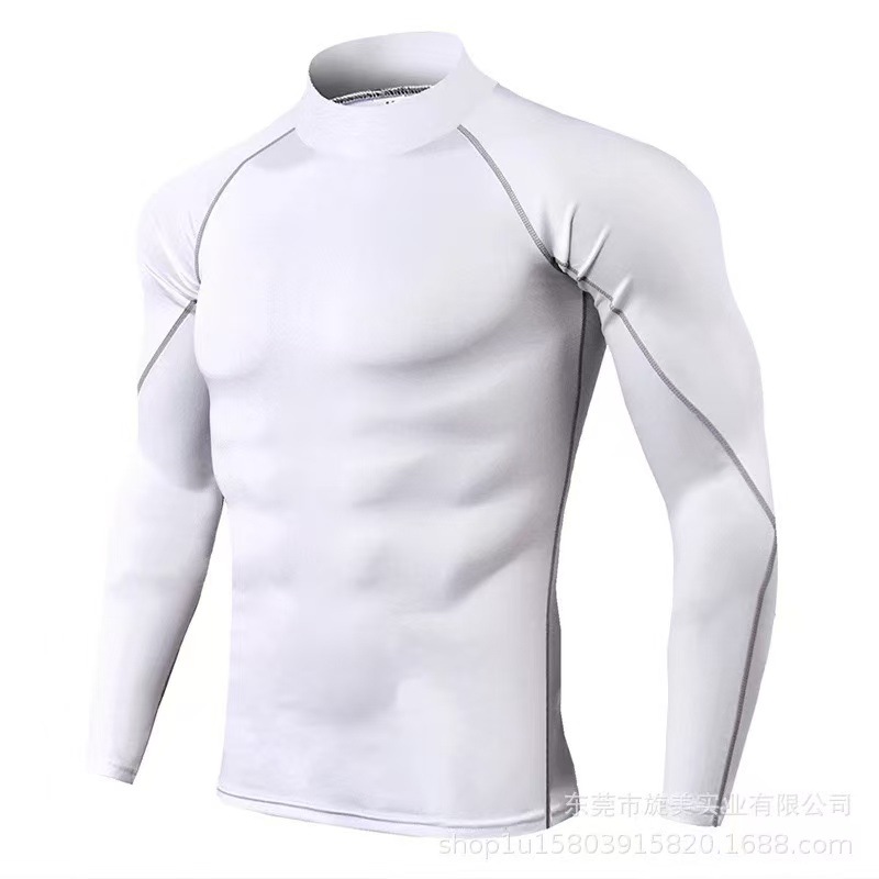 Nuevo cross-border strip de manga larga entrenamiento de acondicionamiento físico de estilo masculino otoño invierno