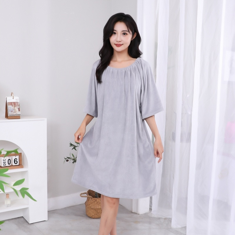 뷰티 살롱 목욕 스커트 물리 치료 어깨와 목 마사지 의류 스트랩리스 어깨 소매 목욕 여성용 머리 치료 탑 샴푸