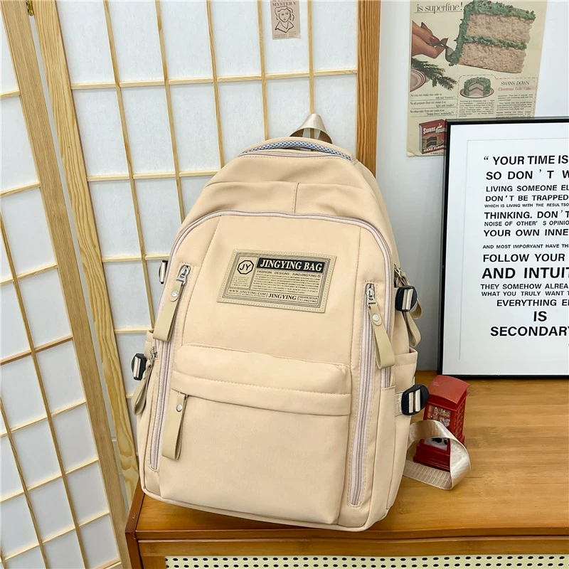 Backpack Capacious Universal, Unisex School Bag, Large Capacity, Simple Elegant Design