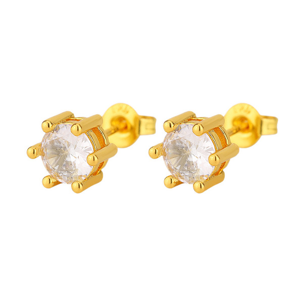 fashionable classic elegant universal earrings with zircon for men…