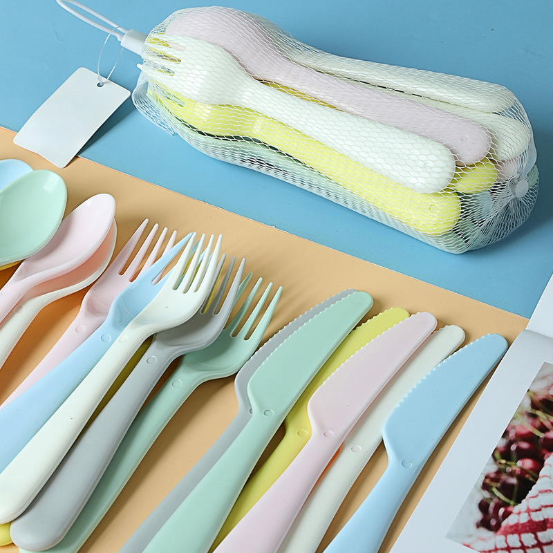 Butter Spoon Plastic Cheese Knife Set Three in 18-piece Food Grade pp Household Tableware Household Spoon Kitchen Butter Spoon Plastic Cheese Knife Set Three in 18-piece Food Grade pp Household Tableware Household Spoon Kitchen