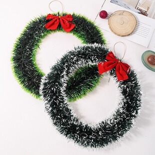 Cross-border Hot Selling Christmas Decoration Garments Bow Simulation Door Decoration Pendant Christmas Tree Decorations