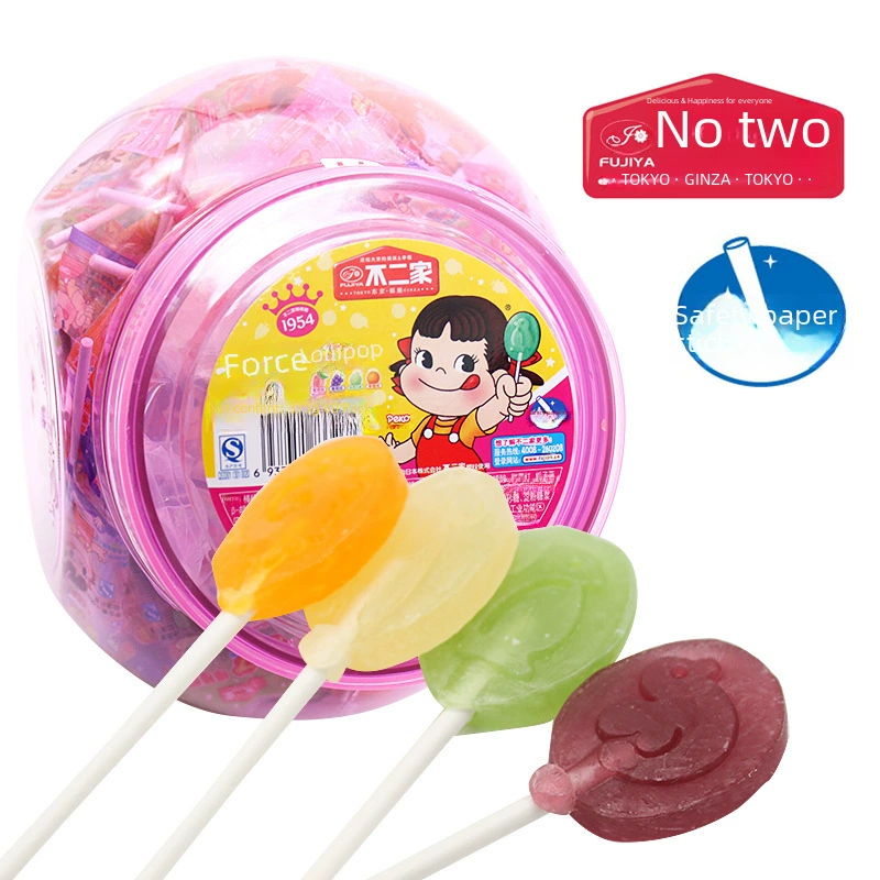 不二家 Lollipop bulk milk 20 filled 60 sugar gift children's Day candy snack wholesale
